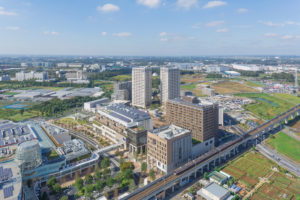2014年10月,柏之ha校园站西侧(147、148和150号地块)。